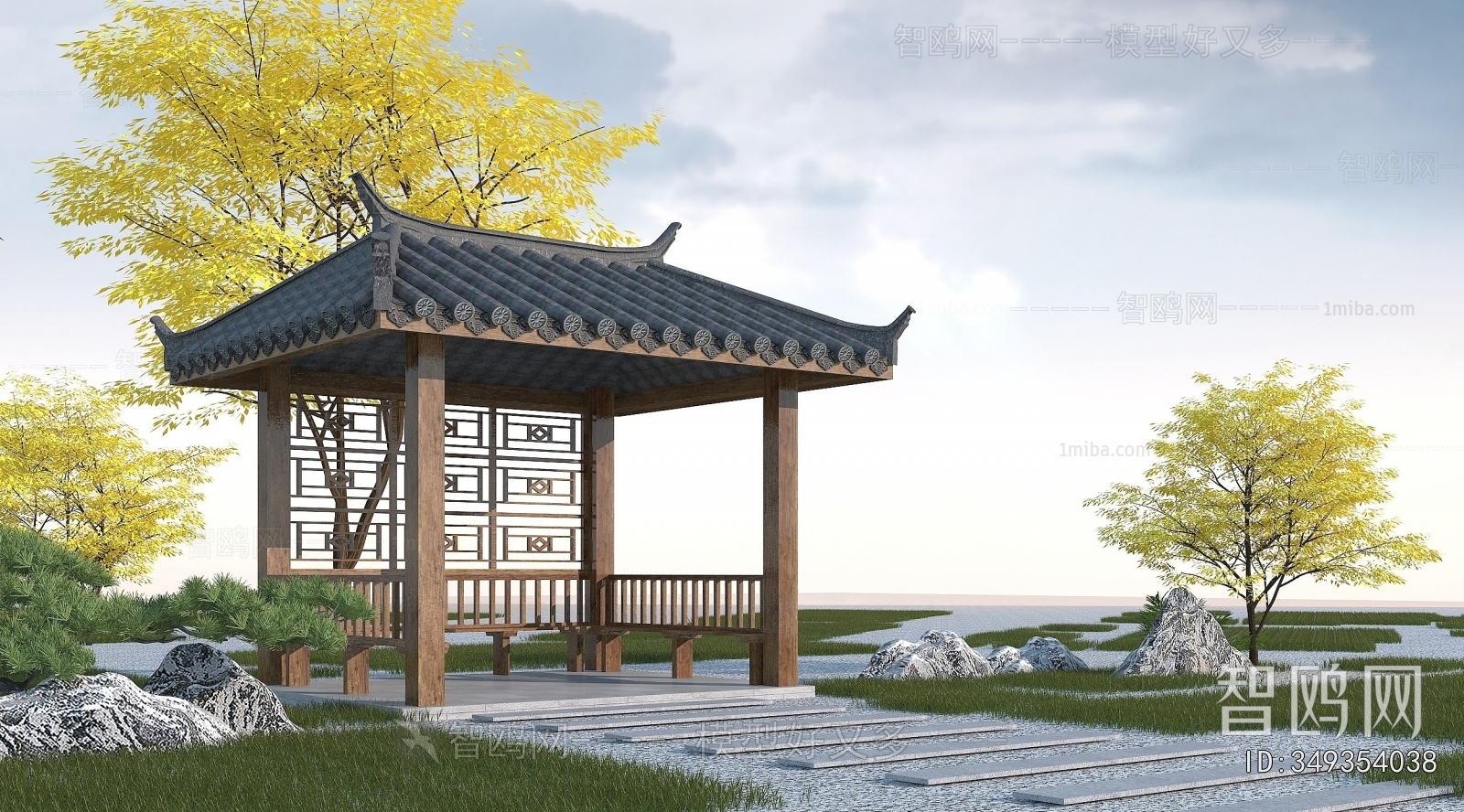 Chinese Style Ancient Architectural Buildings