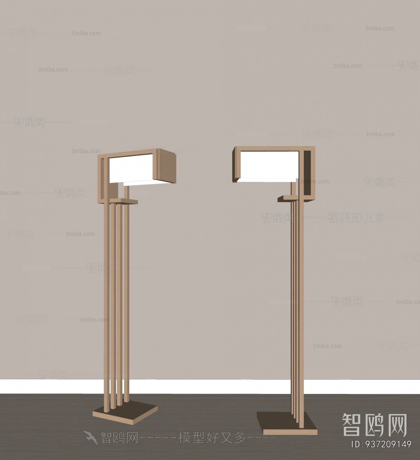 New Chinese Style Floor Lamp