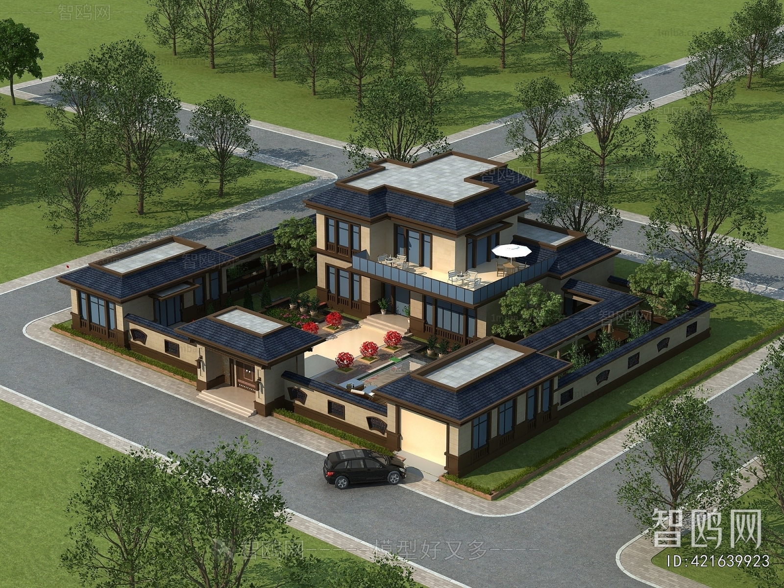 New Chinese Style Detached Villa