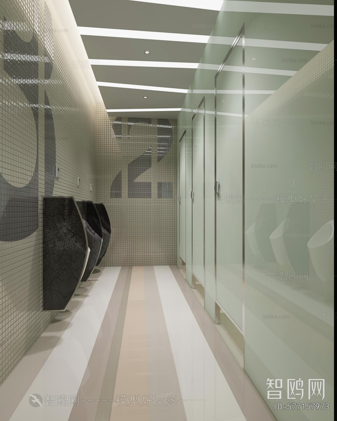 Modern Public Toilet