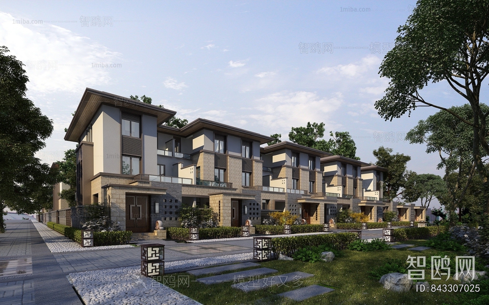 New Chinese Style Townhouse