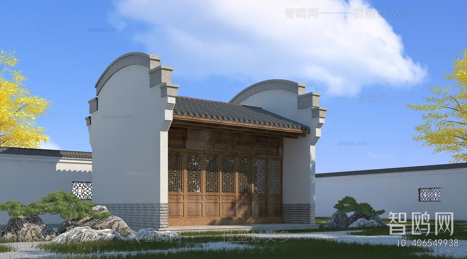 Chinese Style Ancient Architectural Buildings