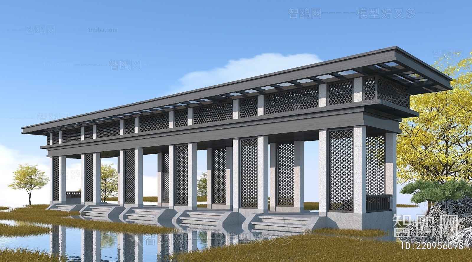 New Chinese Style Gallery Frame