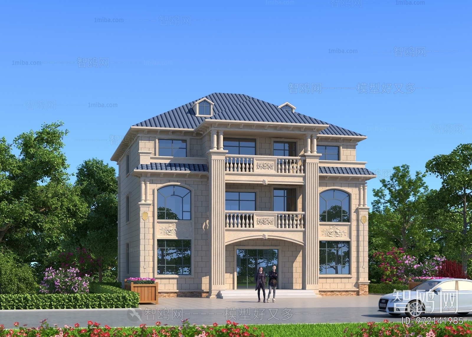 Simple European Style Detached Villa
