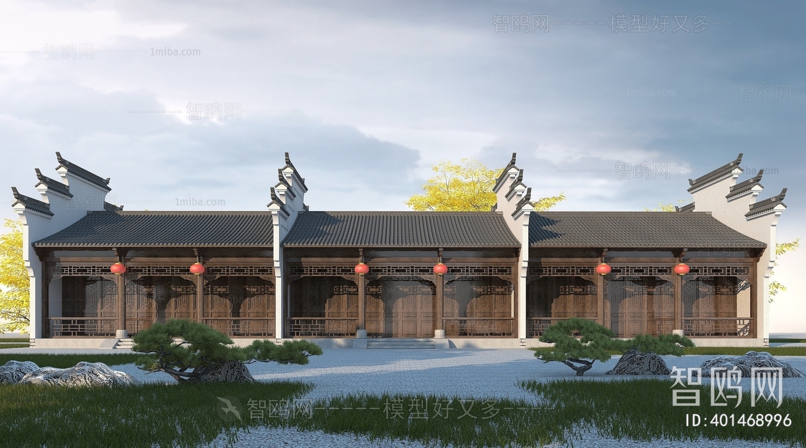 Chinese Style Commercial Street