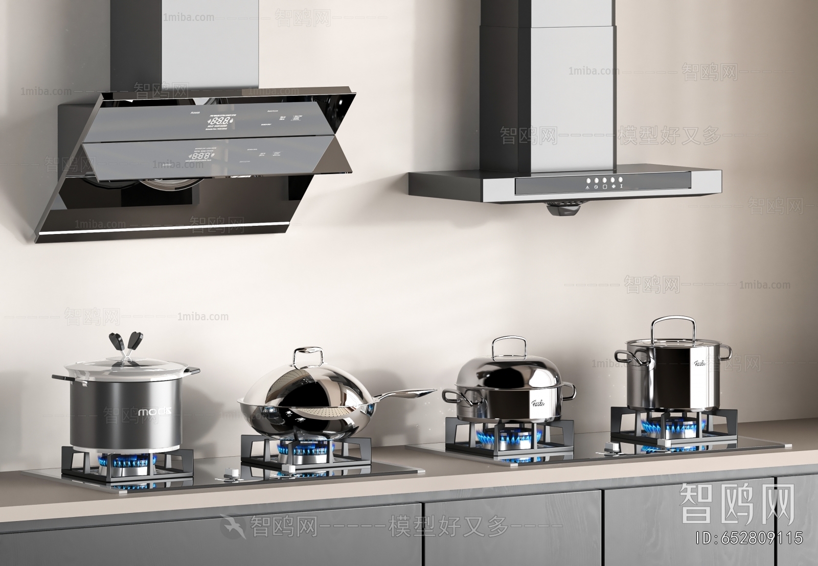 Modern Kitchen Electric Gas Range