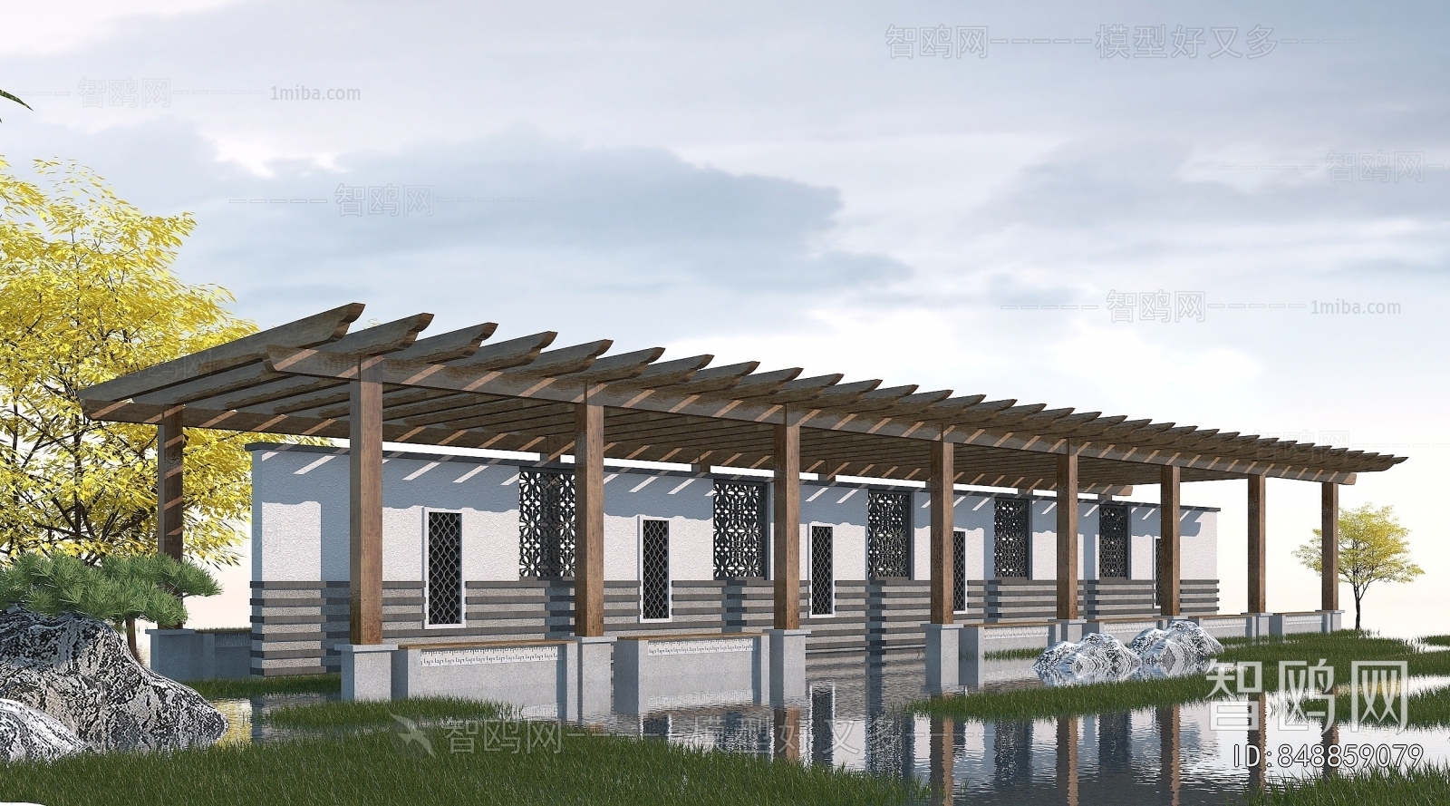 New Chinese Style Gallery Frame