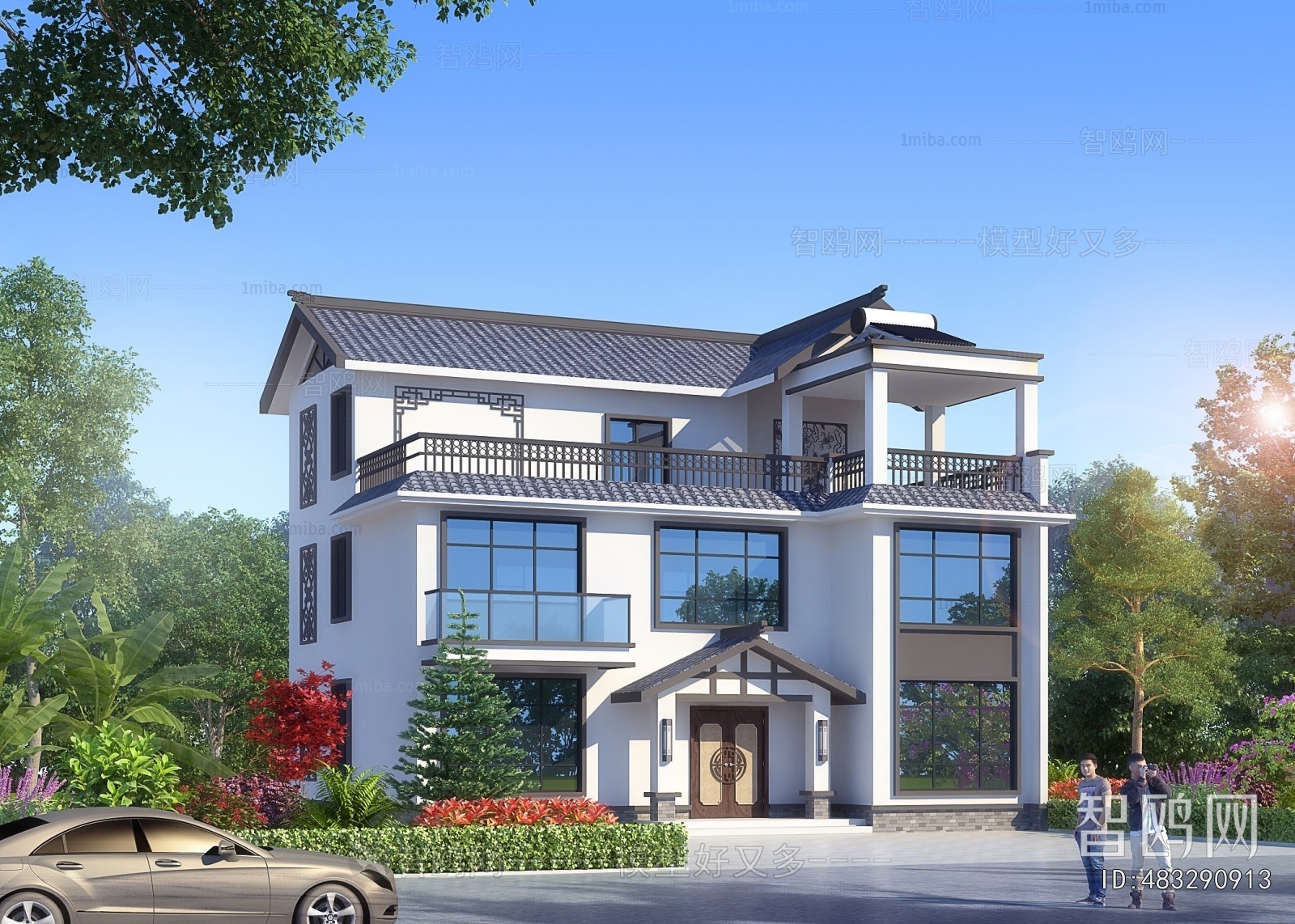 New Chinese Style Detached Villa
