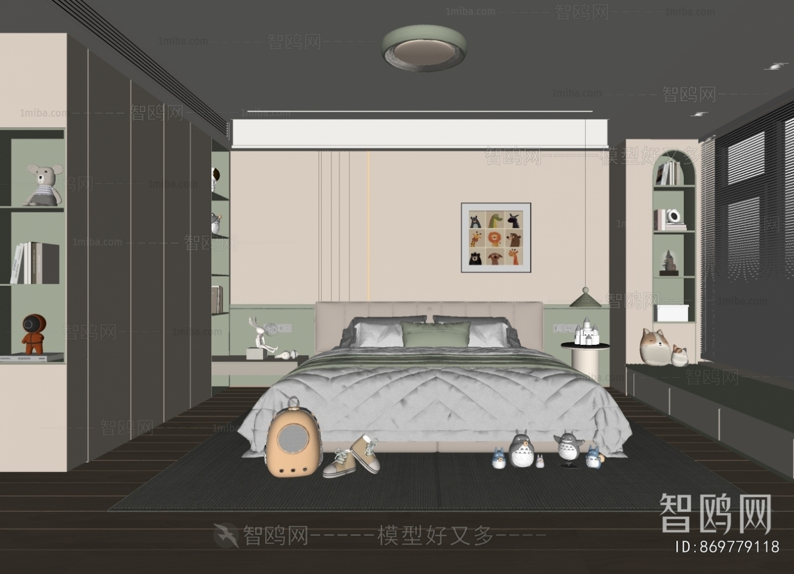 Modern Boy's Room And Son's Room