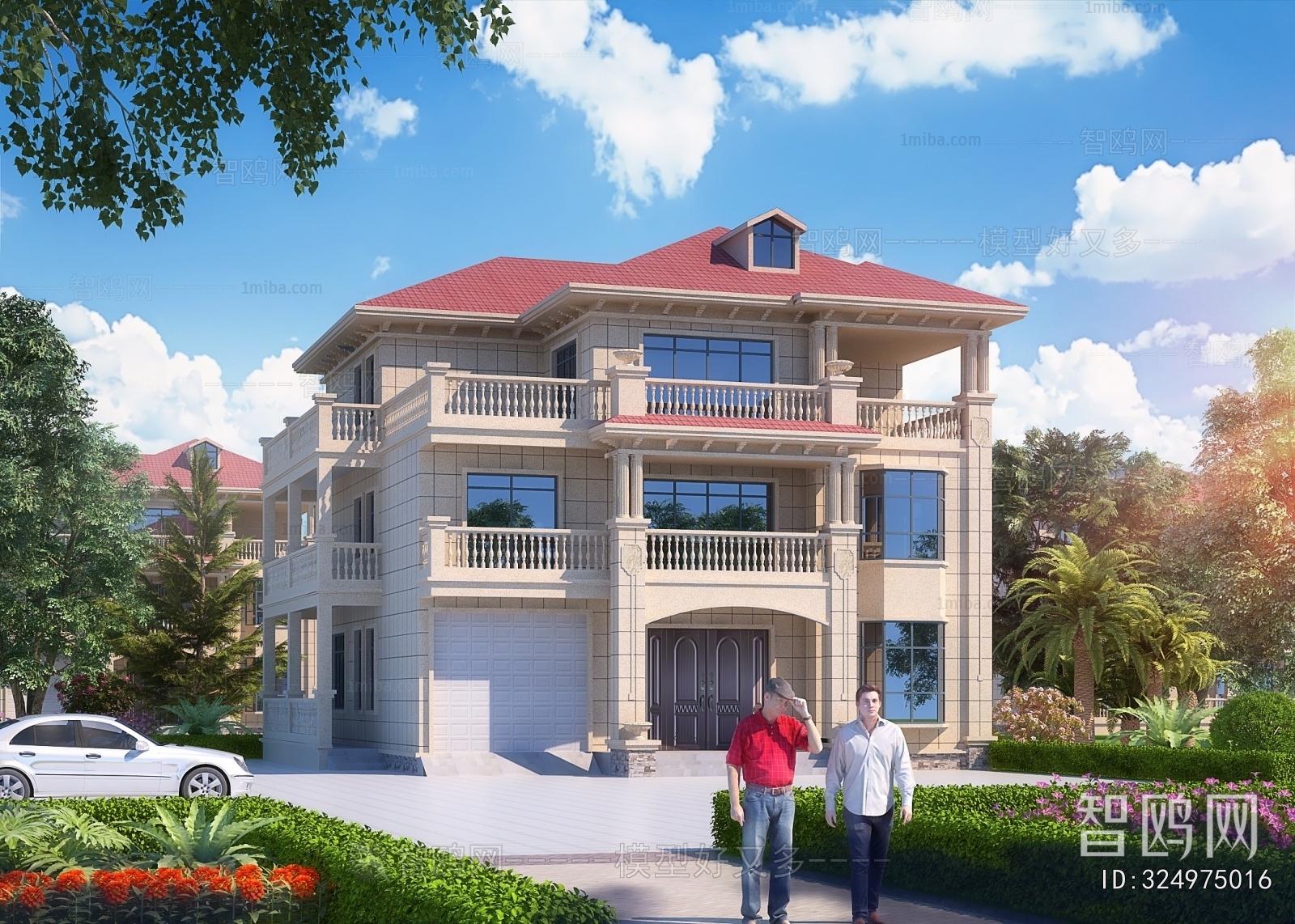 Simple European Style Detached Villa