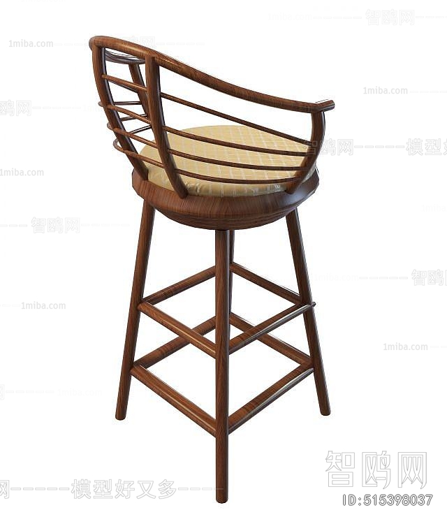 New Chinese Style Bar Chair