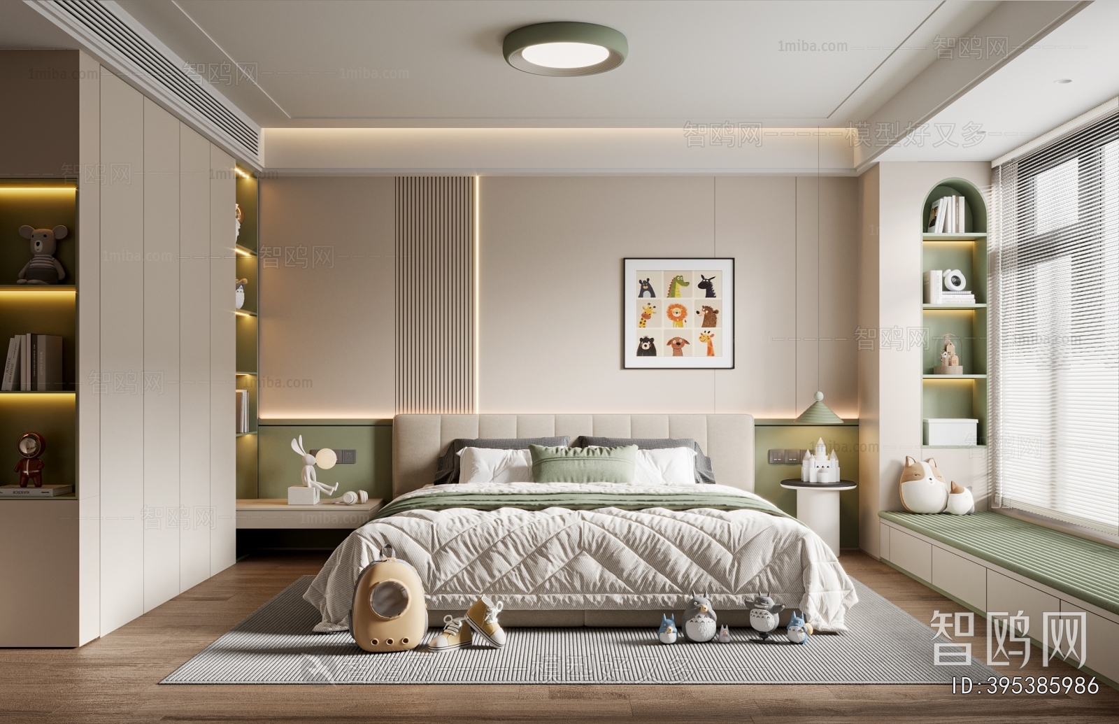 Modern Boy's Room And Son's Room