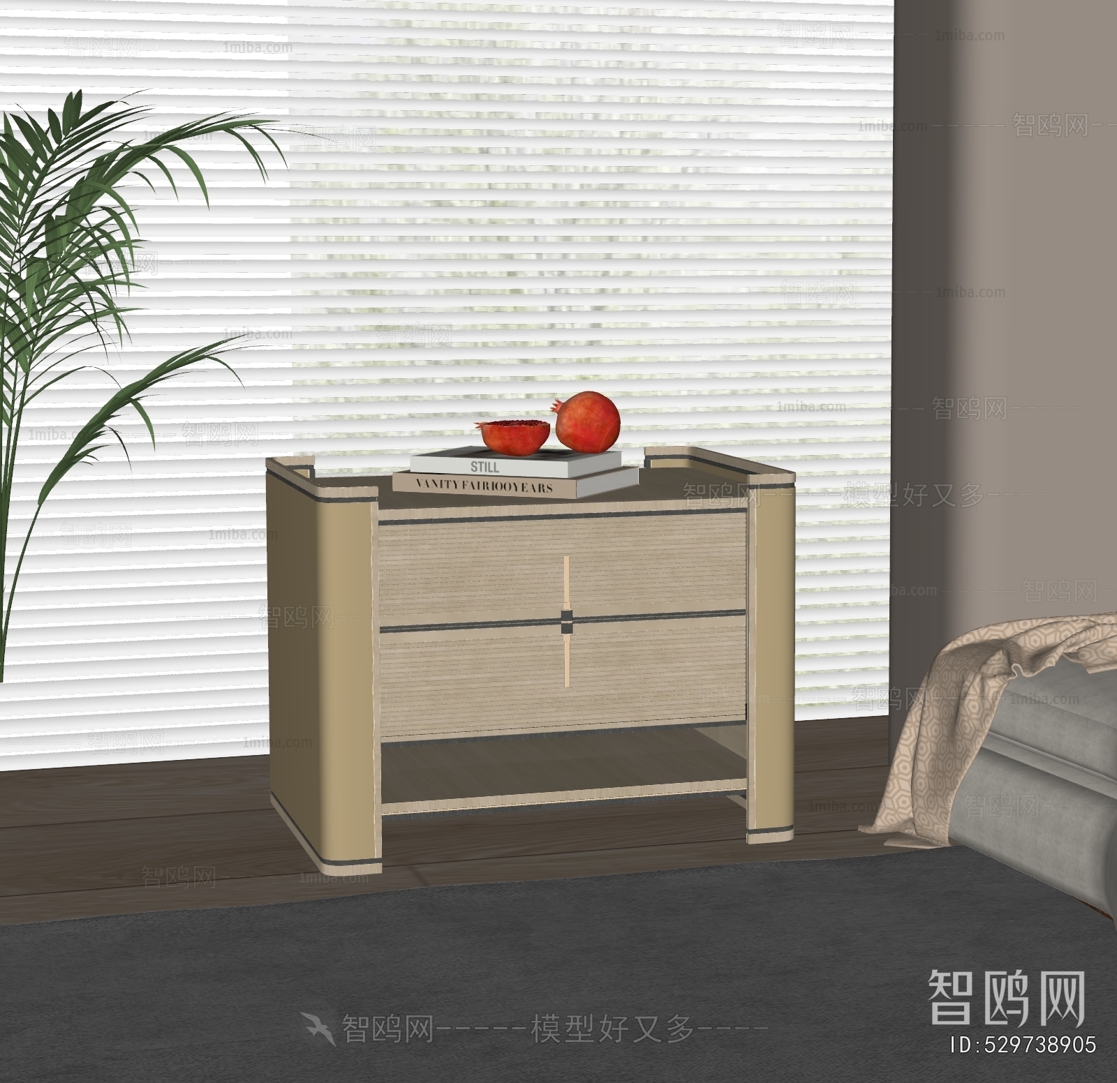 Modern Bedside Cupboard