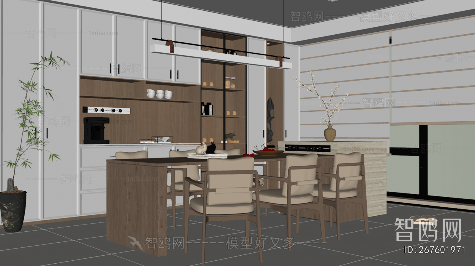 New Chinese Style Dining Room