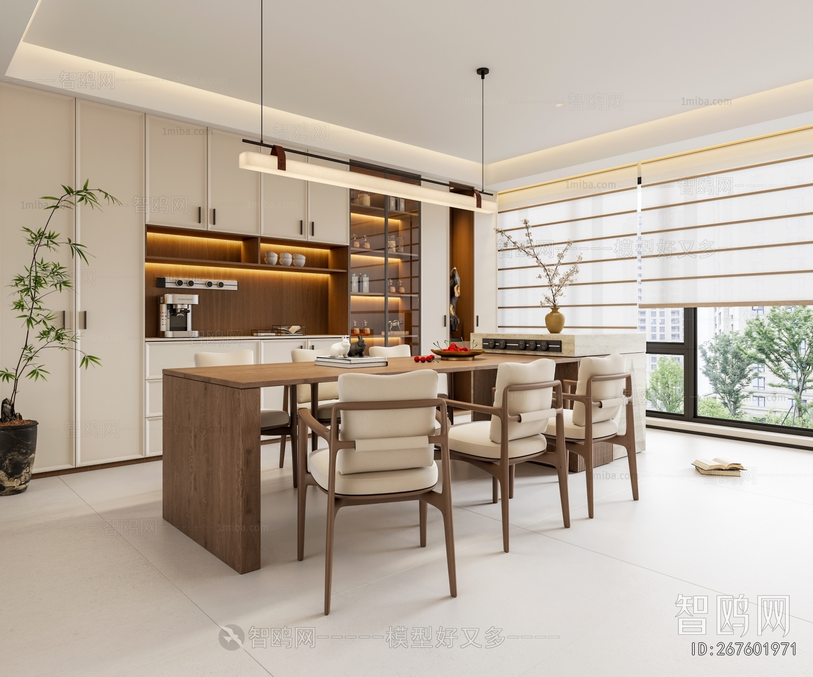 New Chinese Style Dining Room