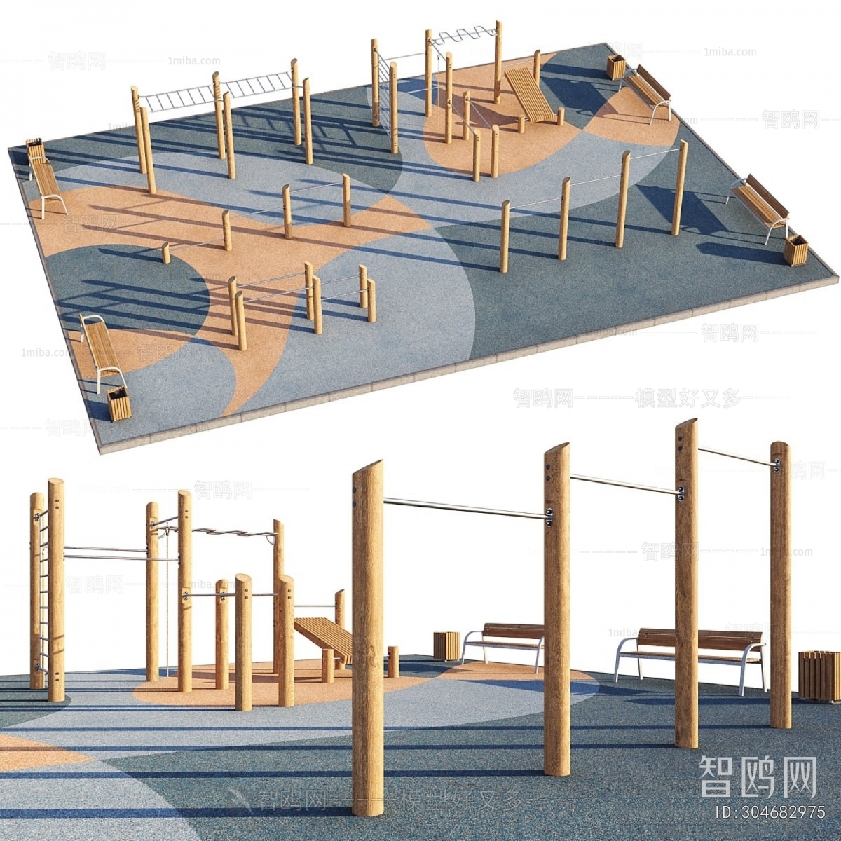 Modern Fitness Equipment