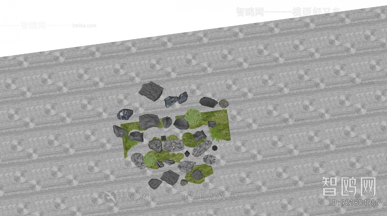 New Chinese Style Rockery Waterscape