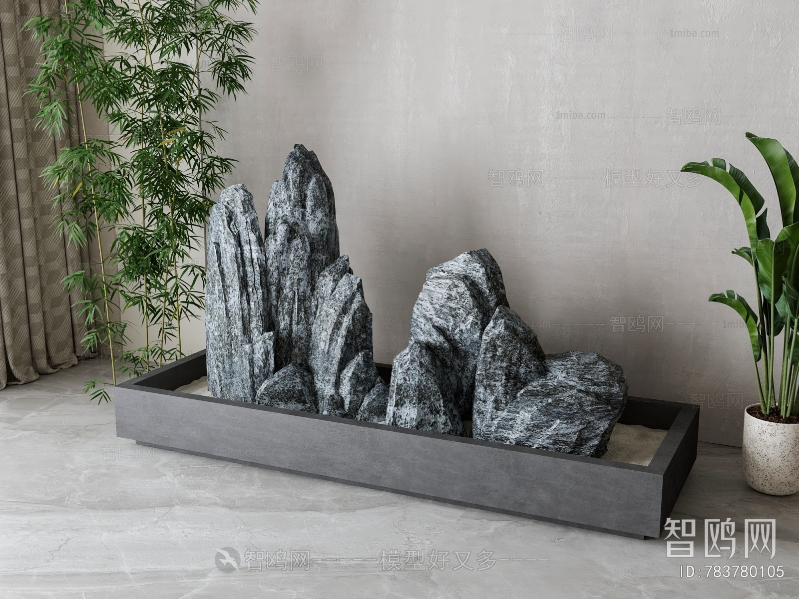 Modern Rockery Waterscape