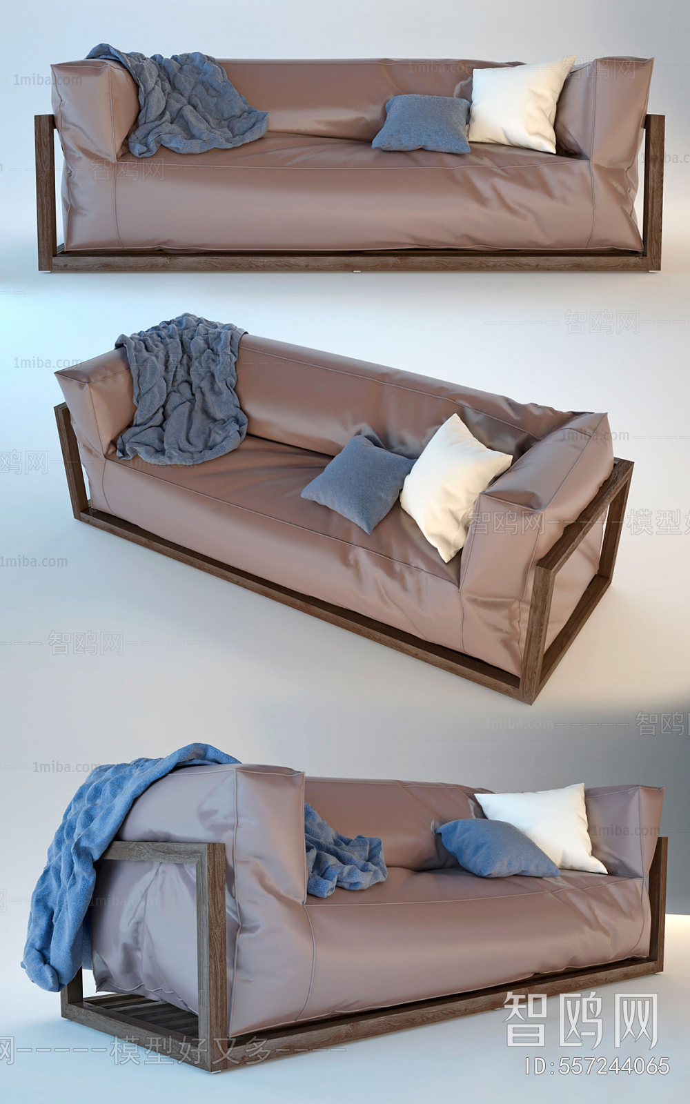 Modern Three-seat Sofa