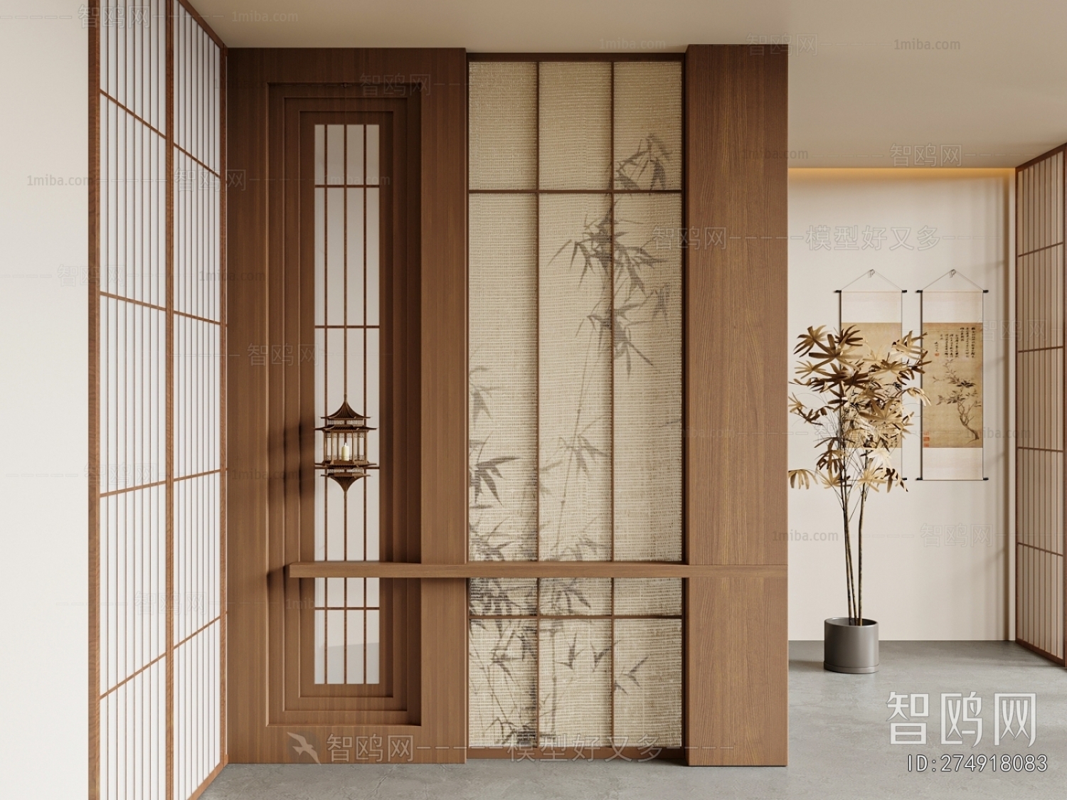 New Chinese Style Hallway