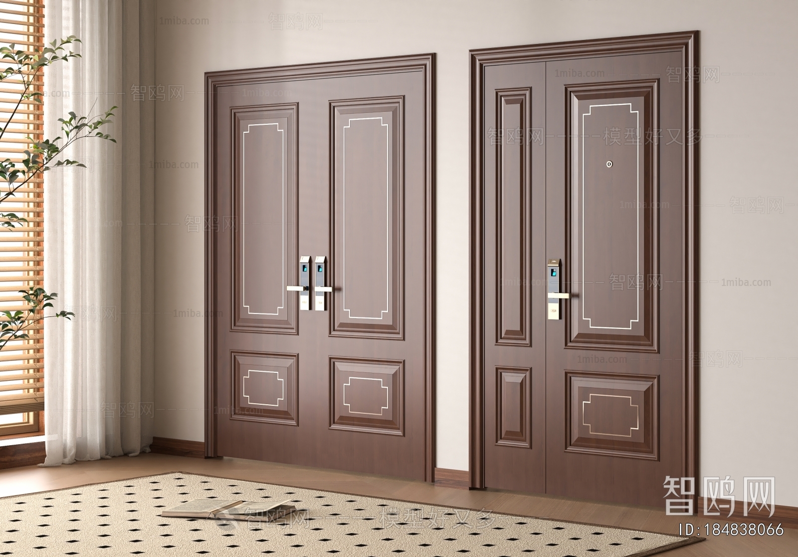 New Chinese Style Entrance Door