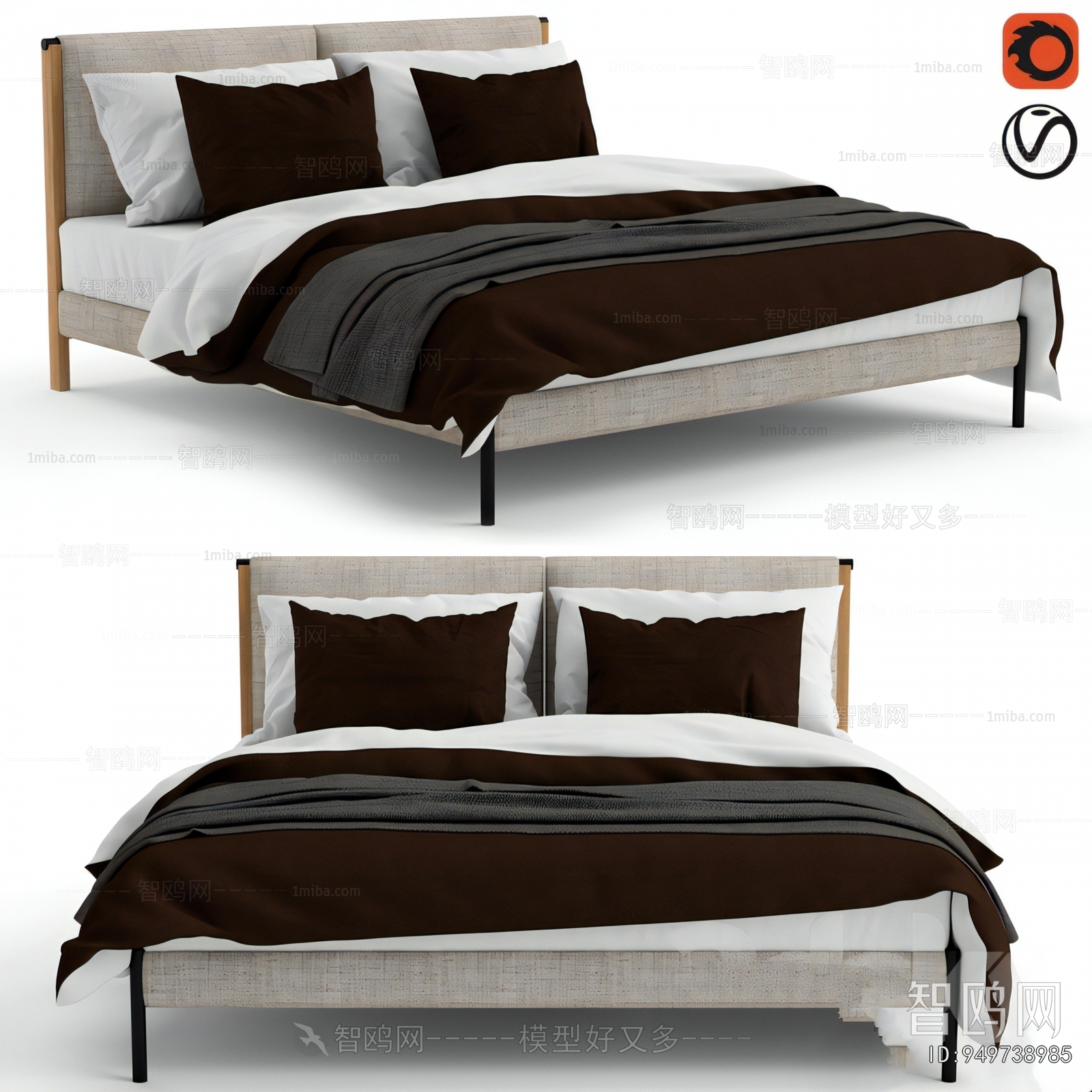 Modern Double Bed