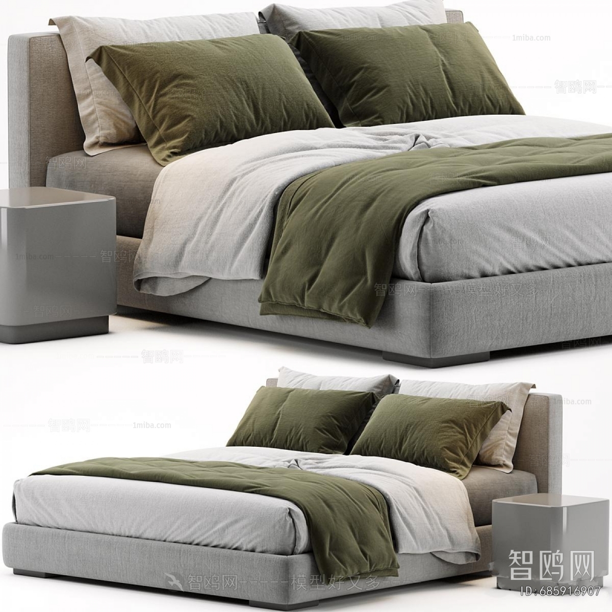 Modern Double Bed