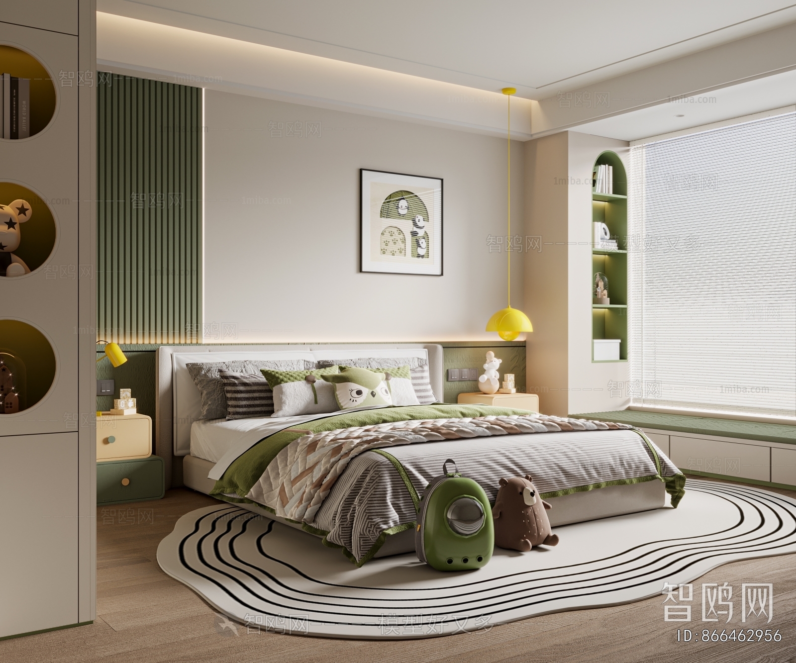 Modern Boy's Room And Son's Room