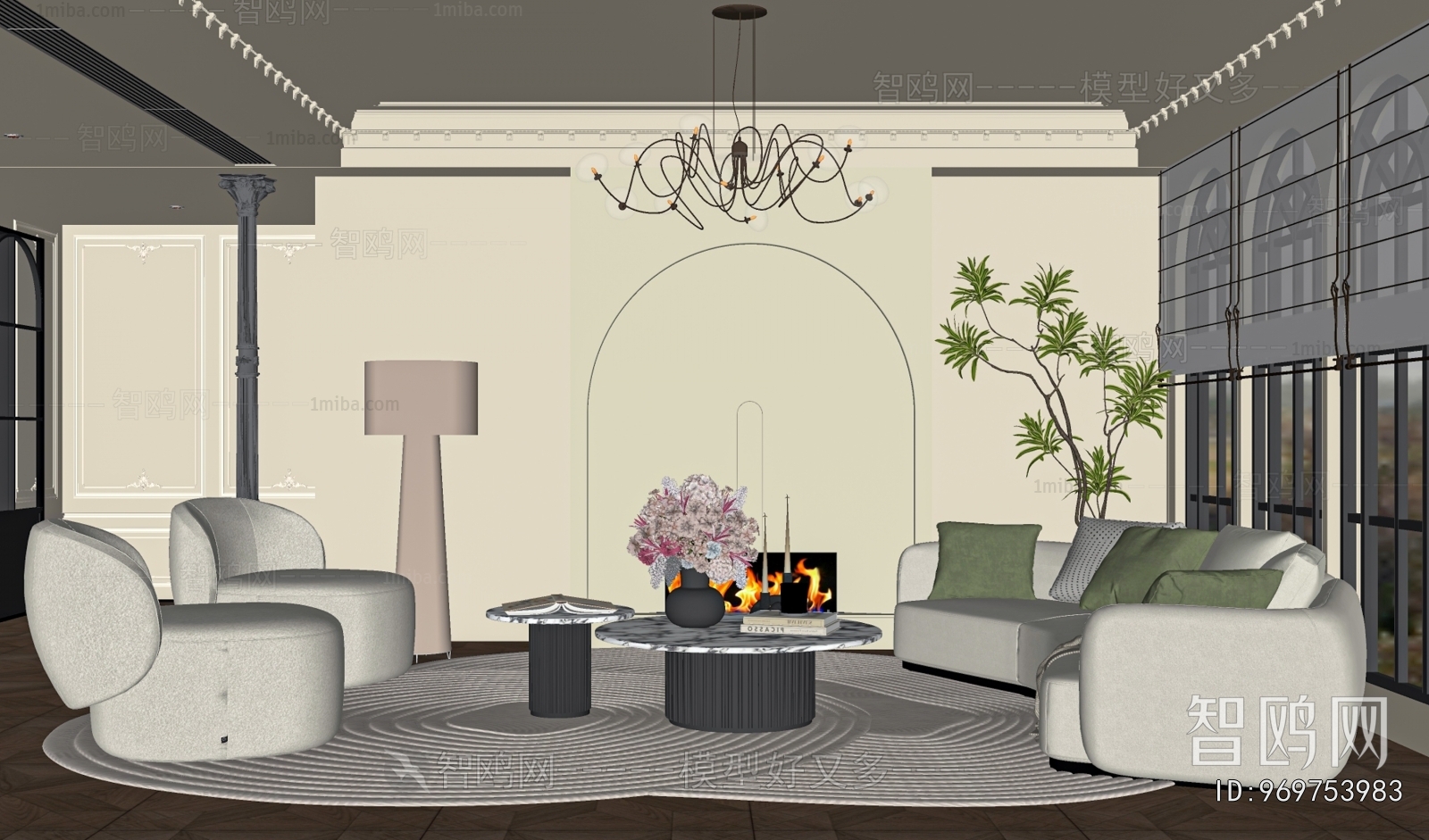 French Style A Living Room