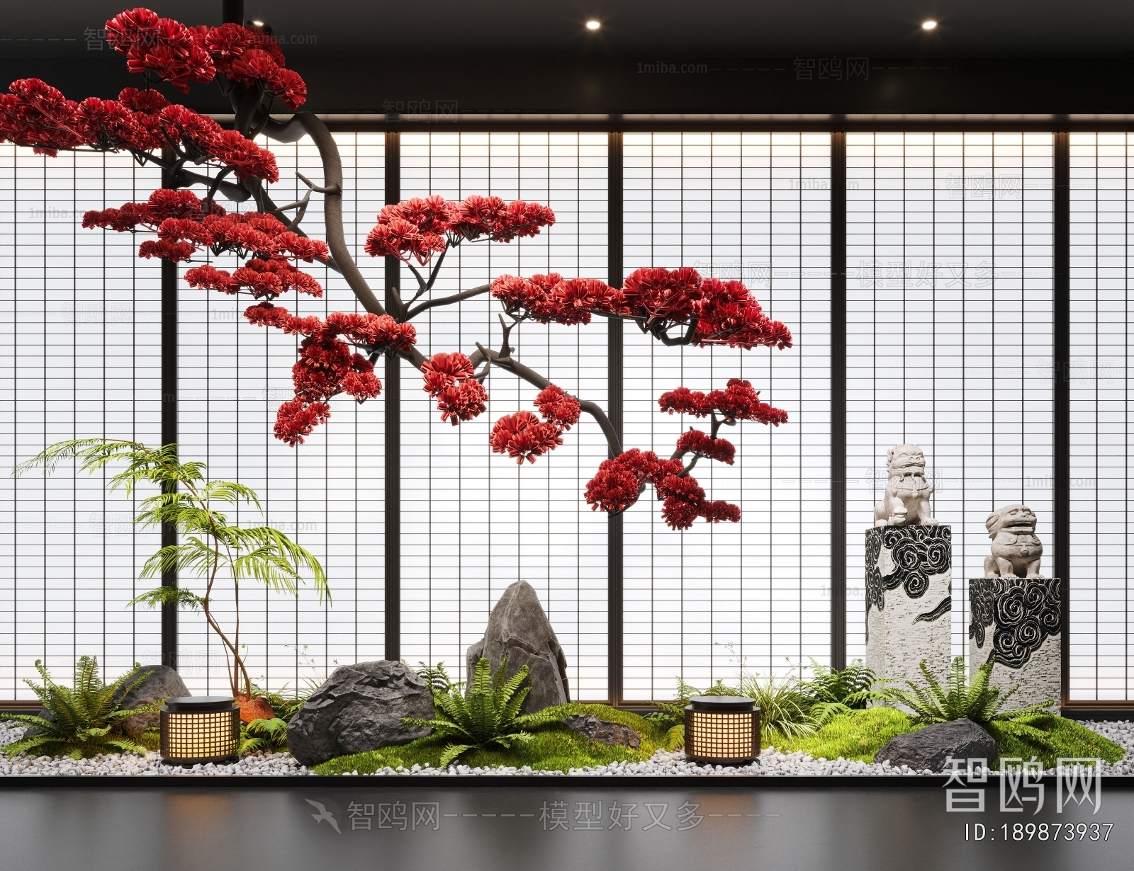 New Chinese Style Plant Landscaping