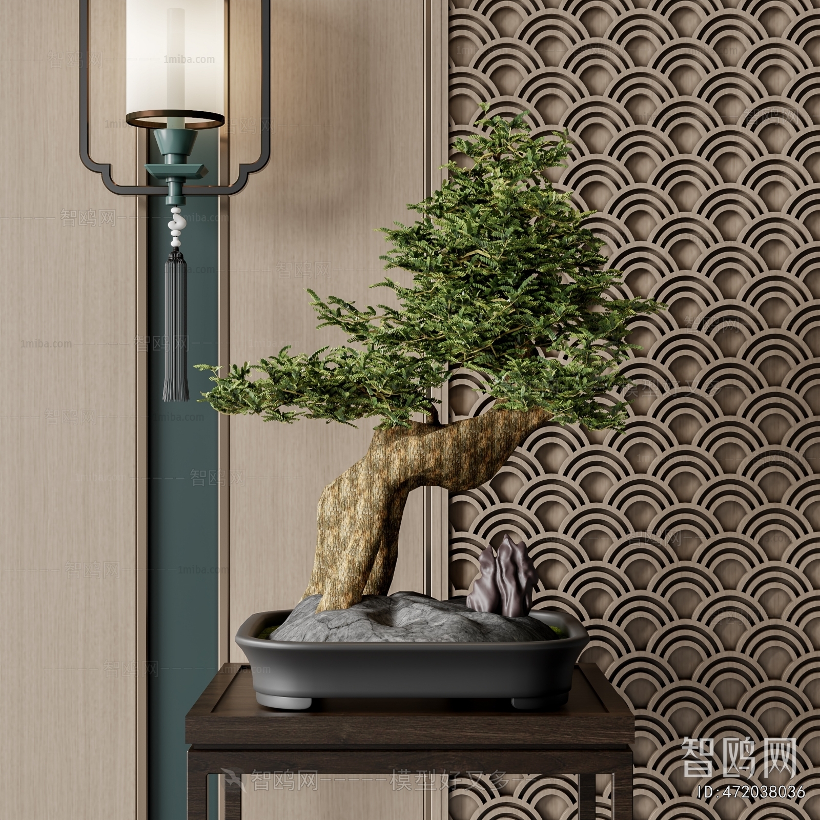 New Chinese Style Bonsai