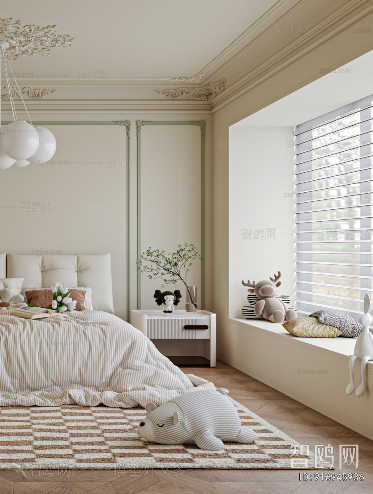 French Style Girl's Room Daughter's Room