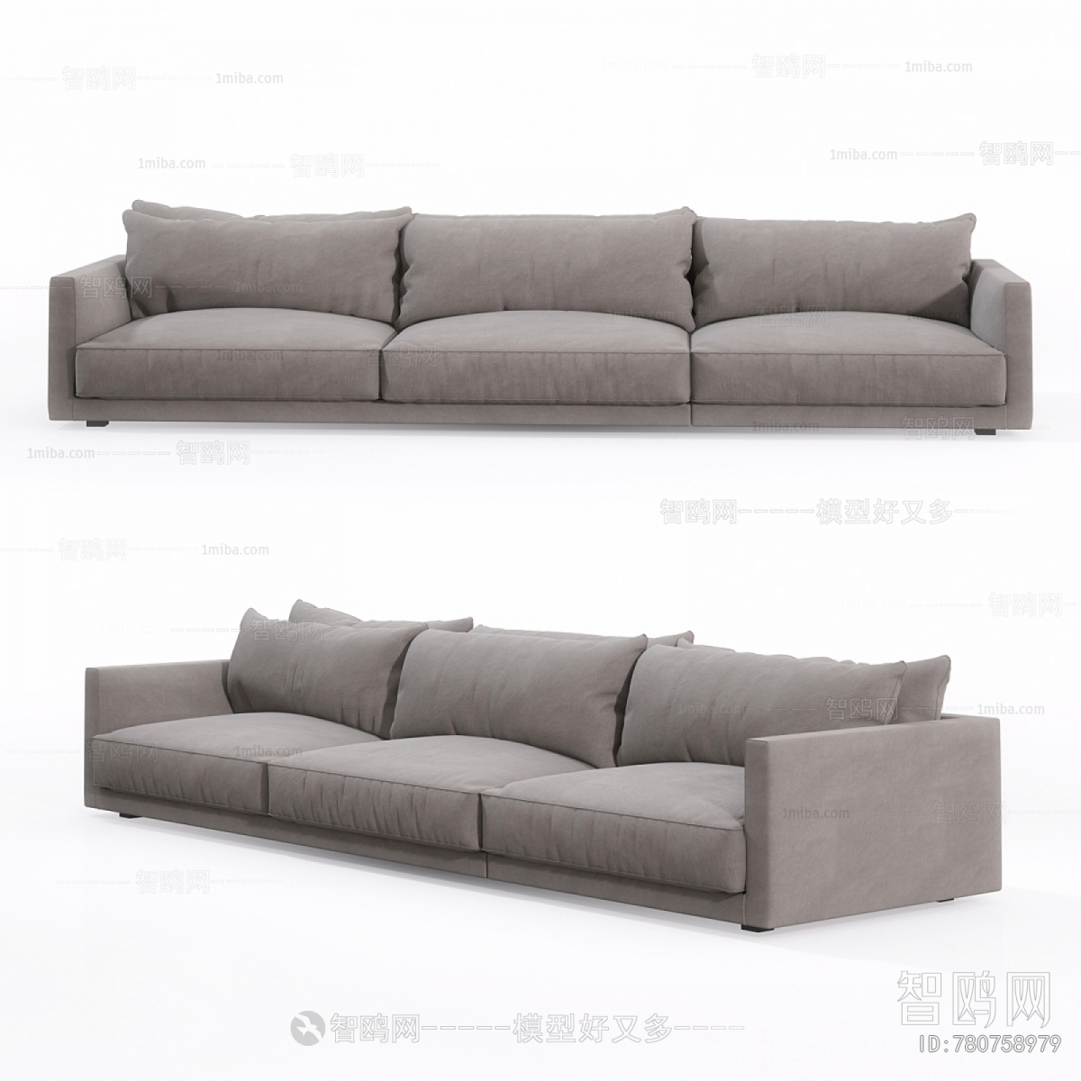 Modern Three-seat Sofa
