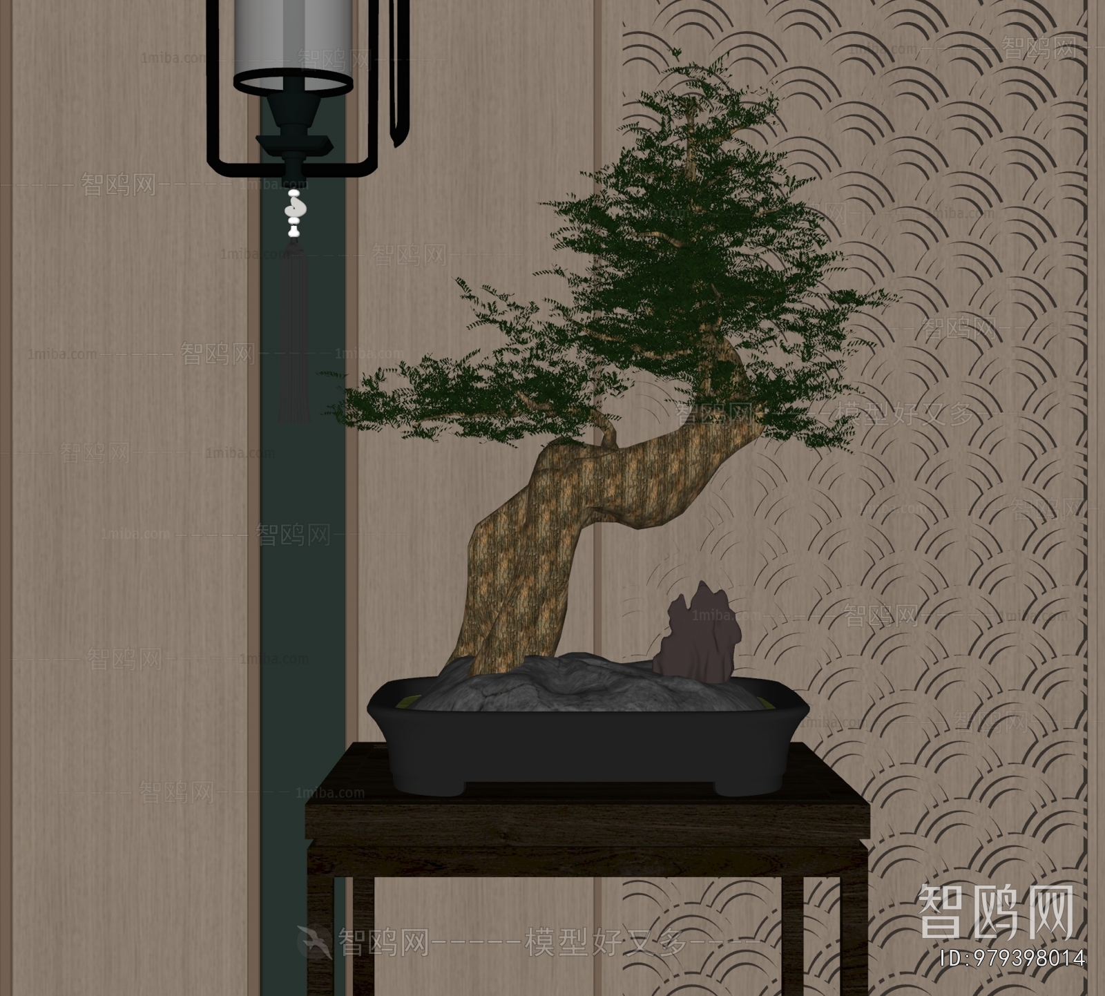 New Chinese Style Bonsai