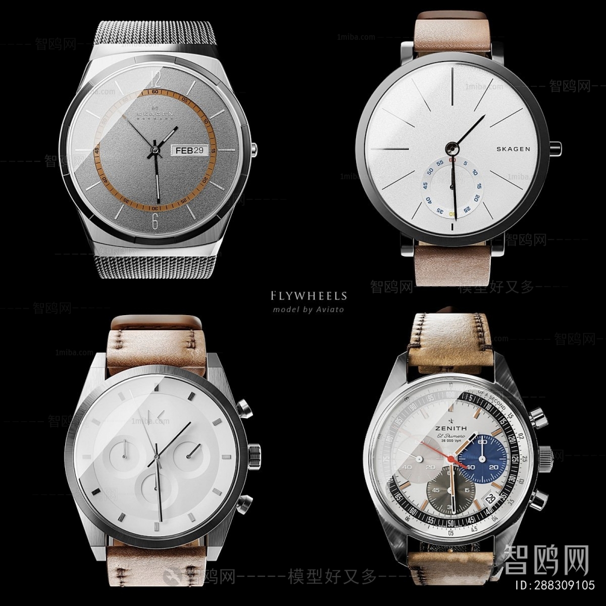 Modern Clocks And Watches