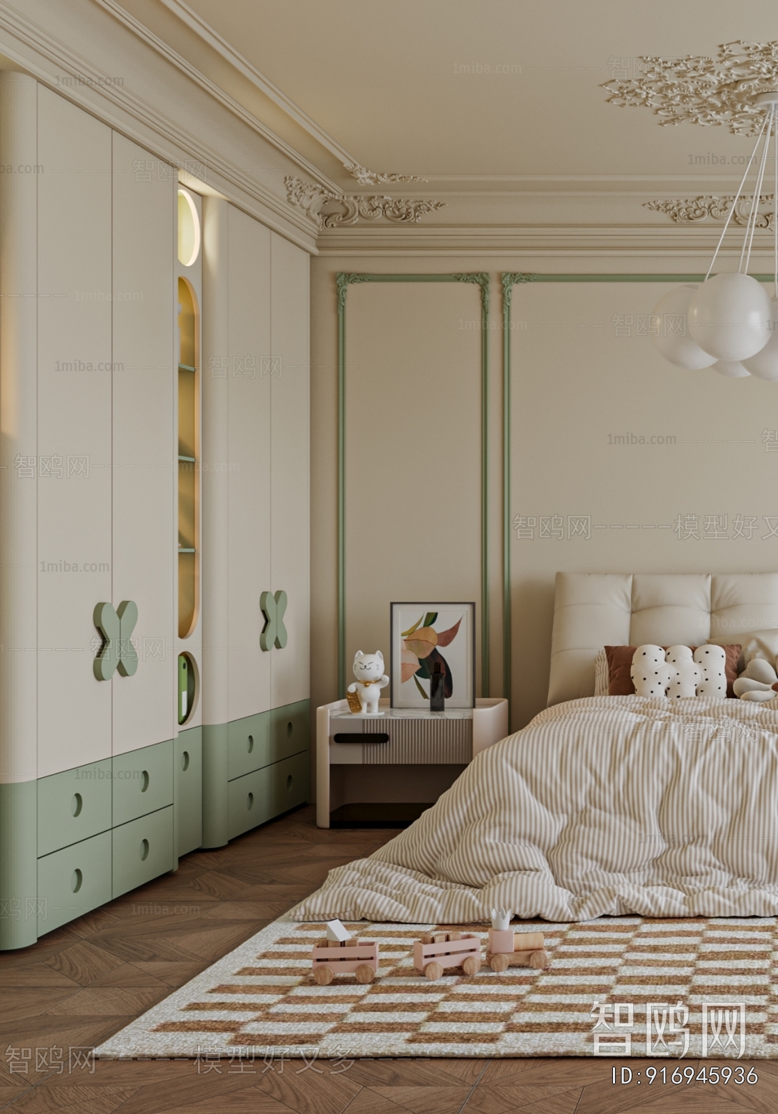 French Style Girl's Room Daughter's Room