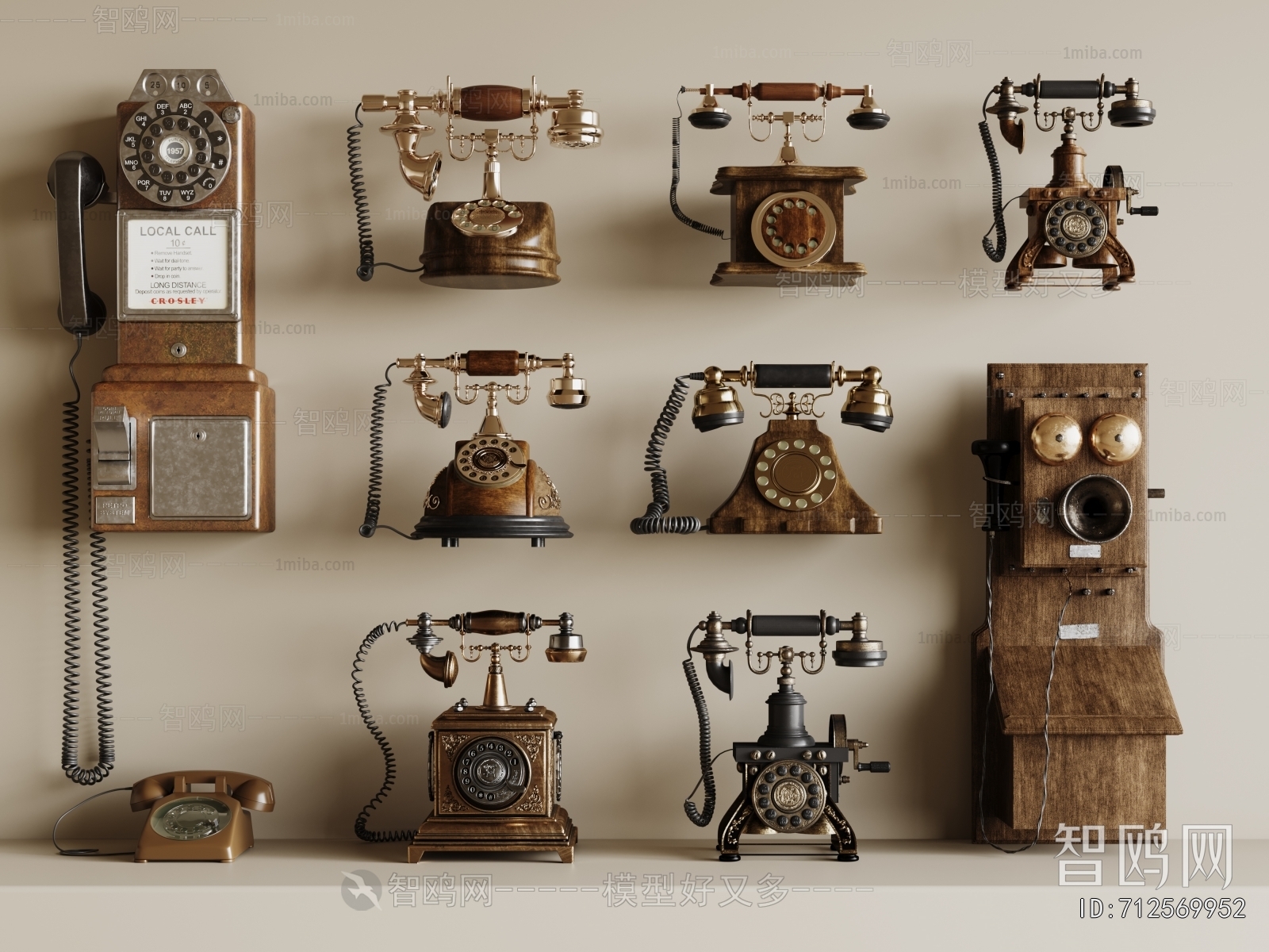 French Style Retro Style Digital Products