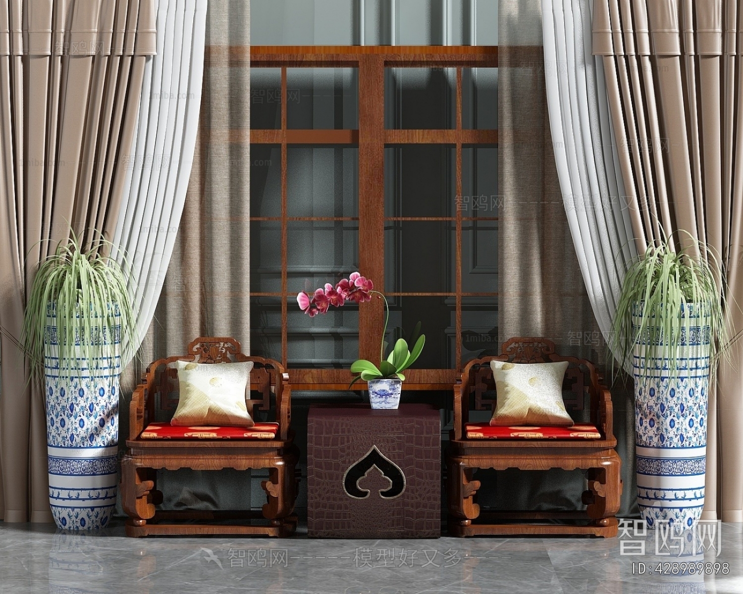 Chinese Style Lounge Chair