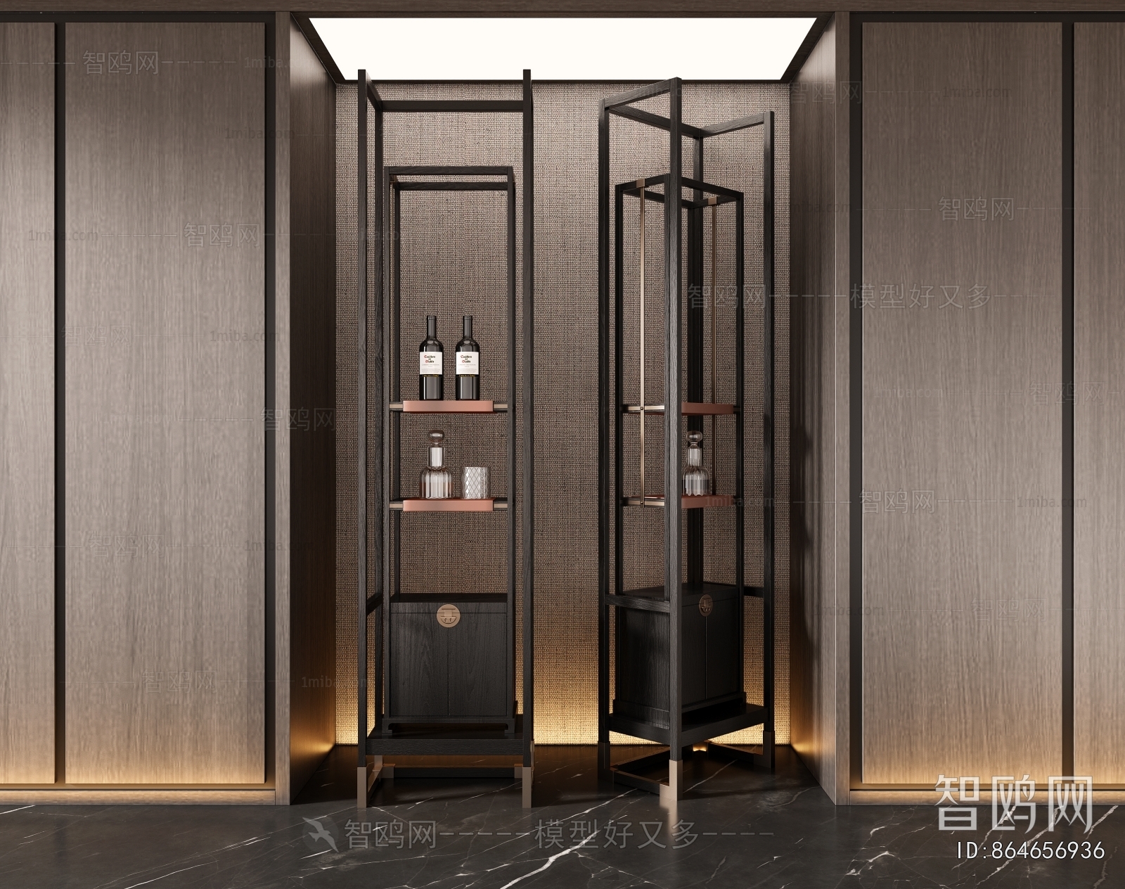 New Chinese Style Wine Rack