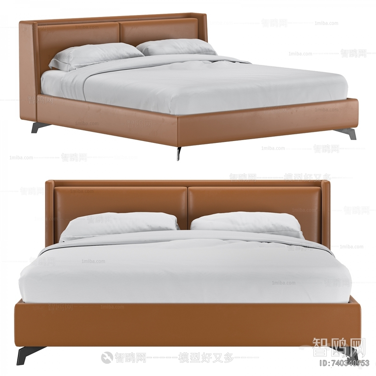 Modern Nordic Style Double Bed