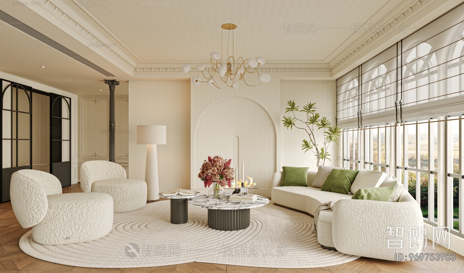 French Style A Living Room