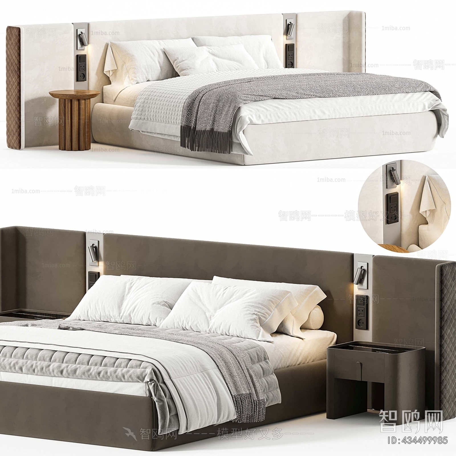 Modern Double Bed