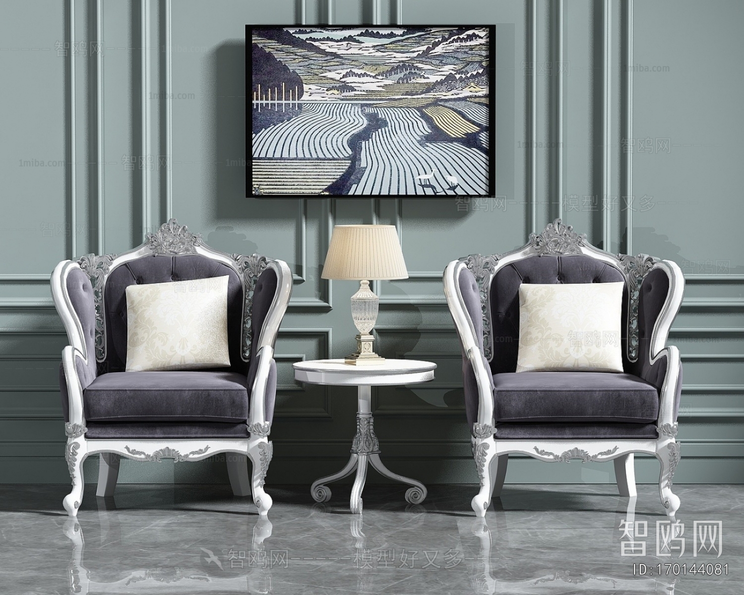 European Style Single Sofa