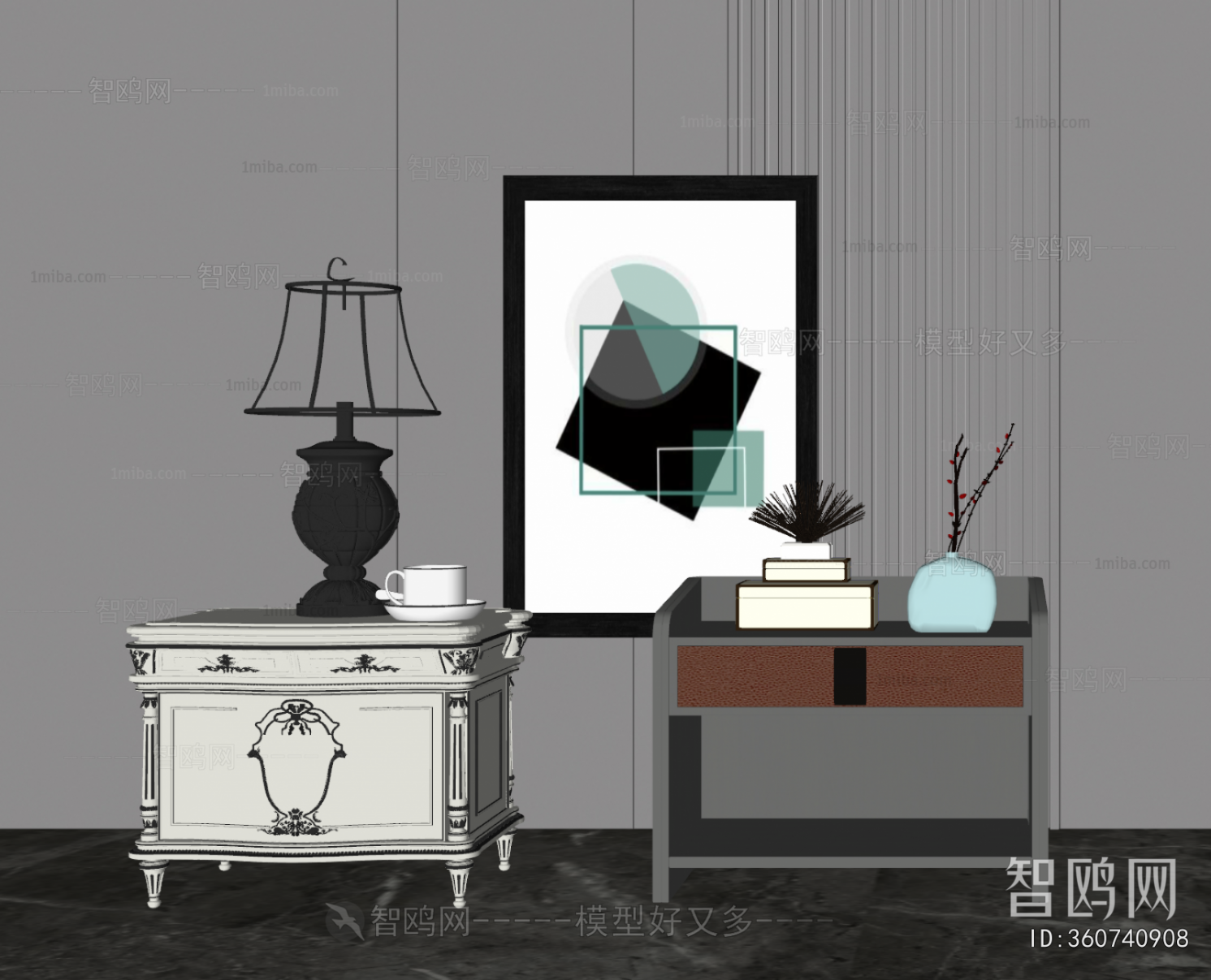 Modern Bedside Cupboard