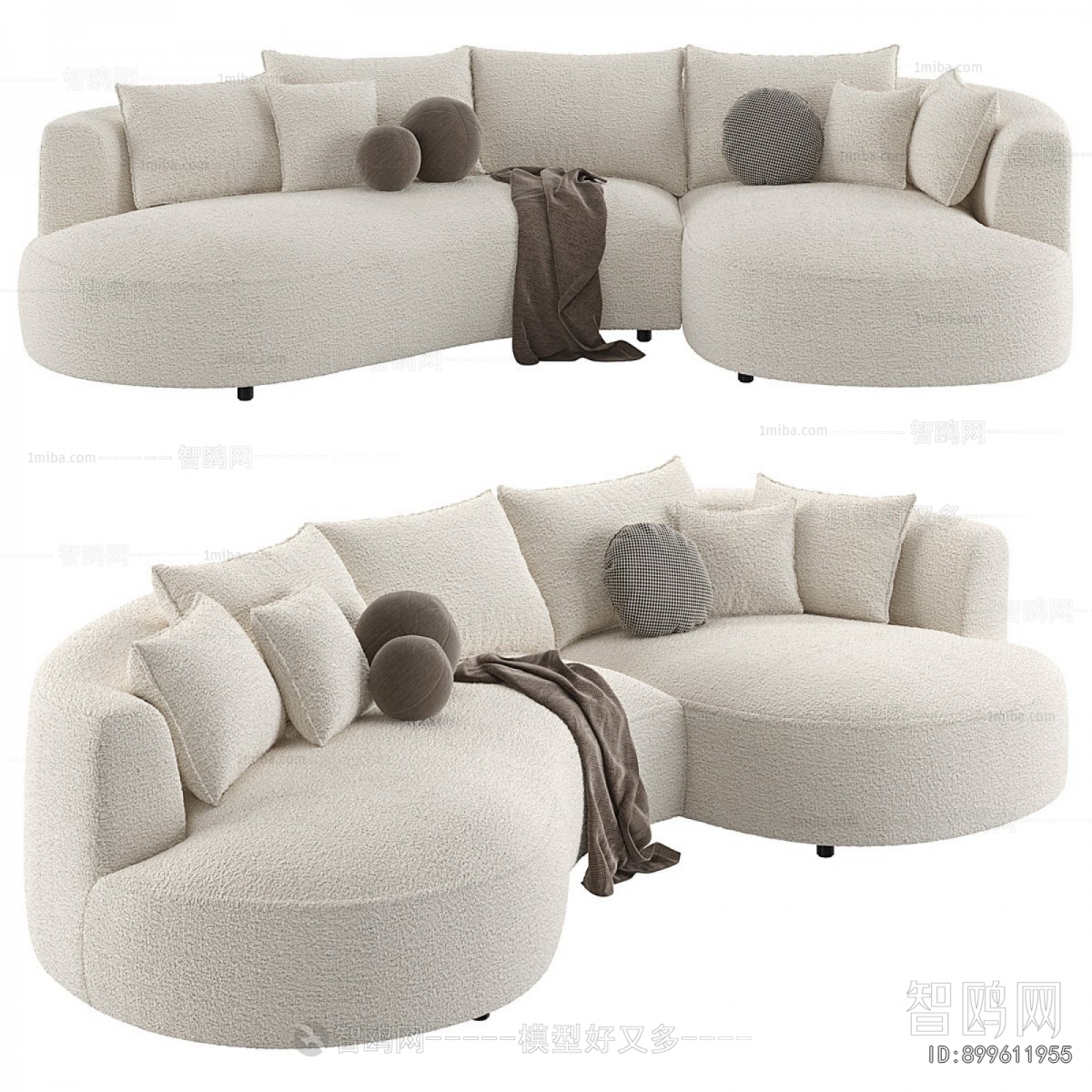 Modern Curved Sofa