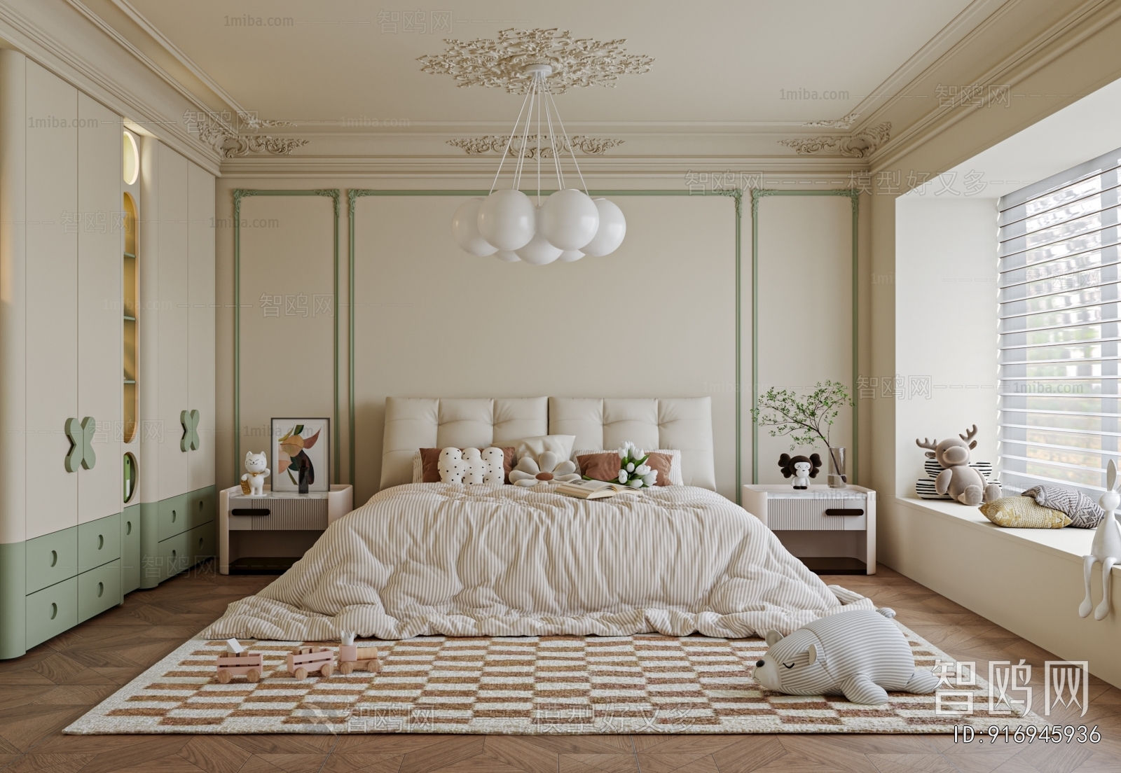 French Style Girl's Room Daughter's Room