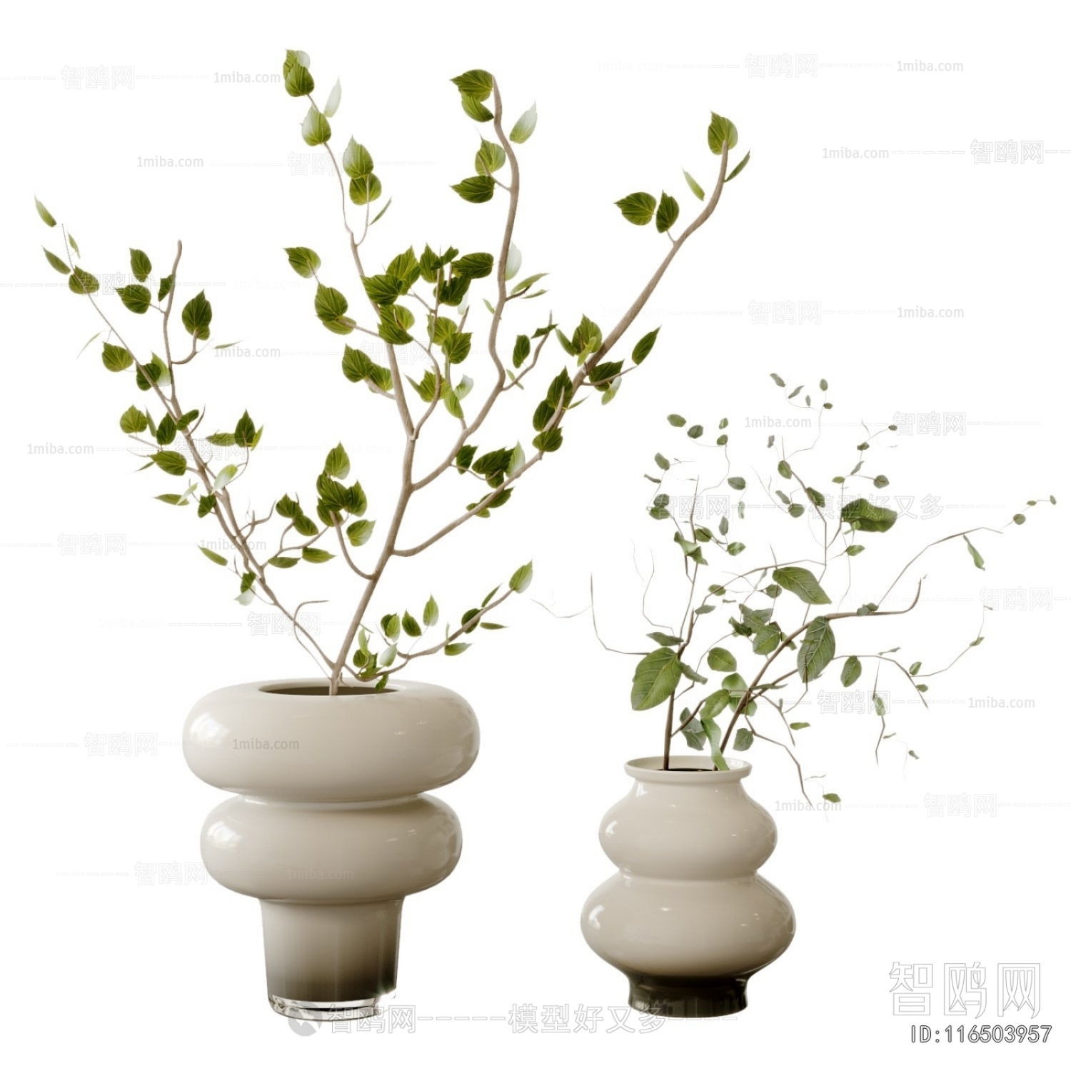 Modern Aquatic Green Plant