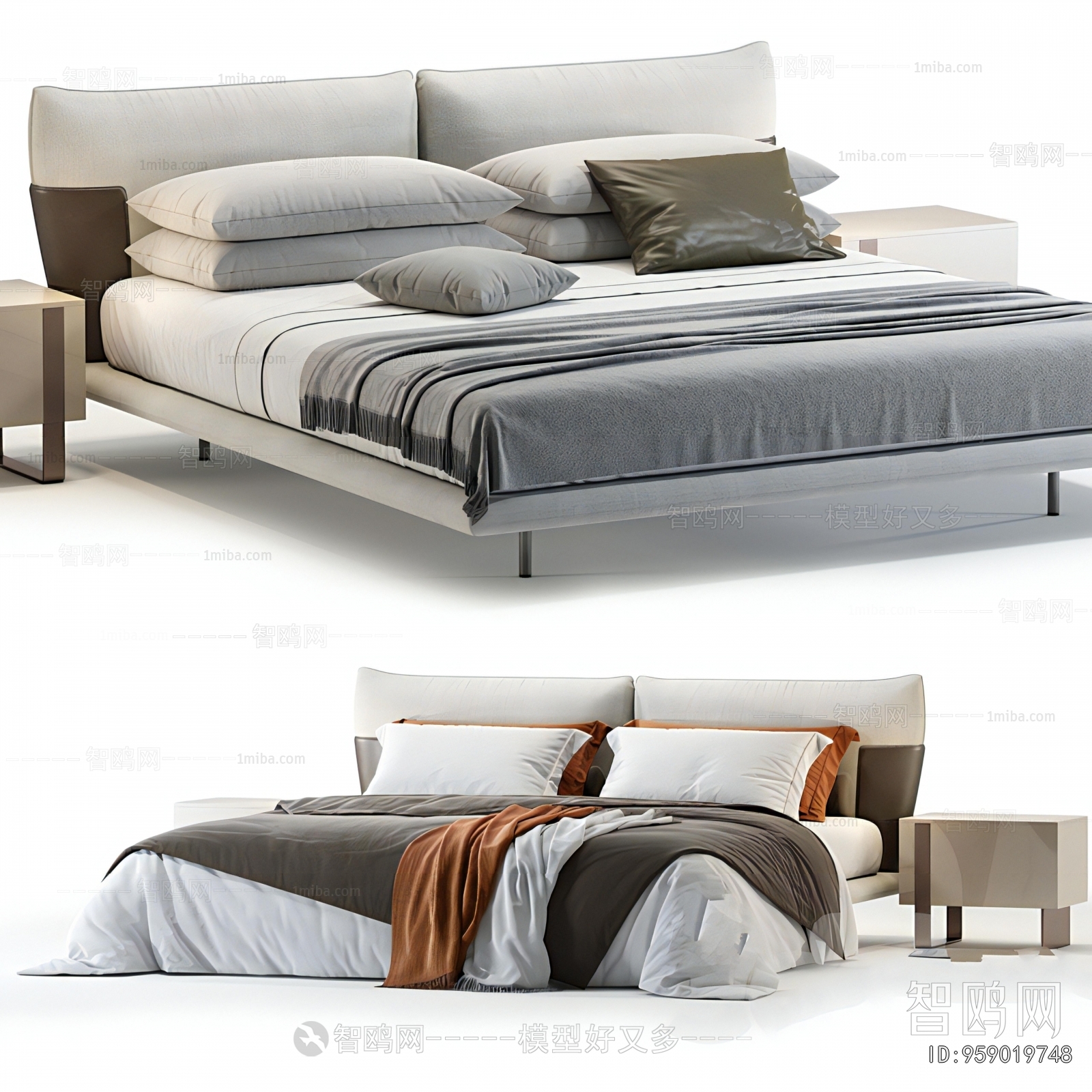 Modern Double Bed