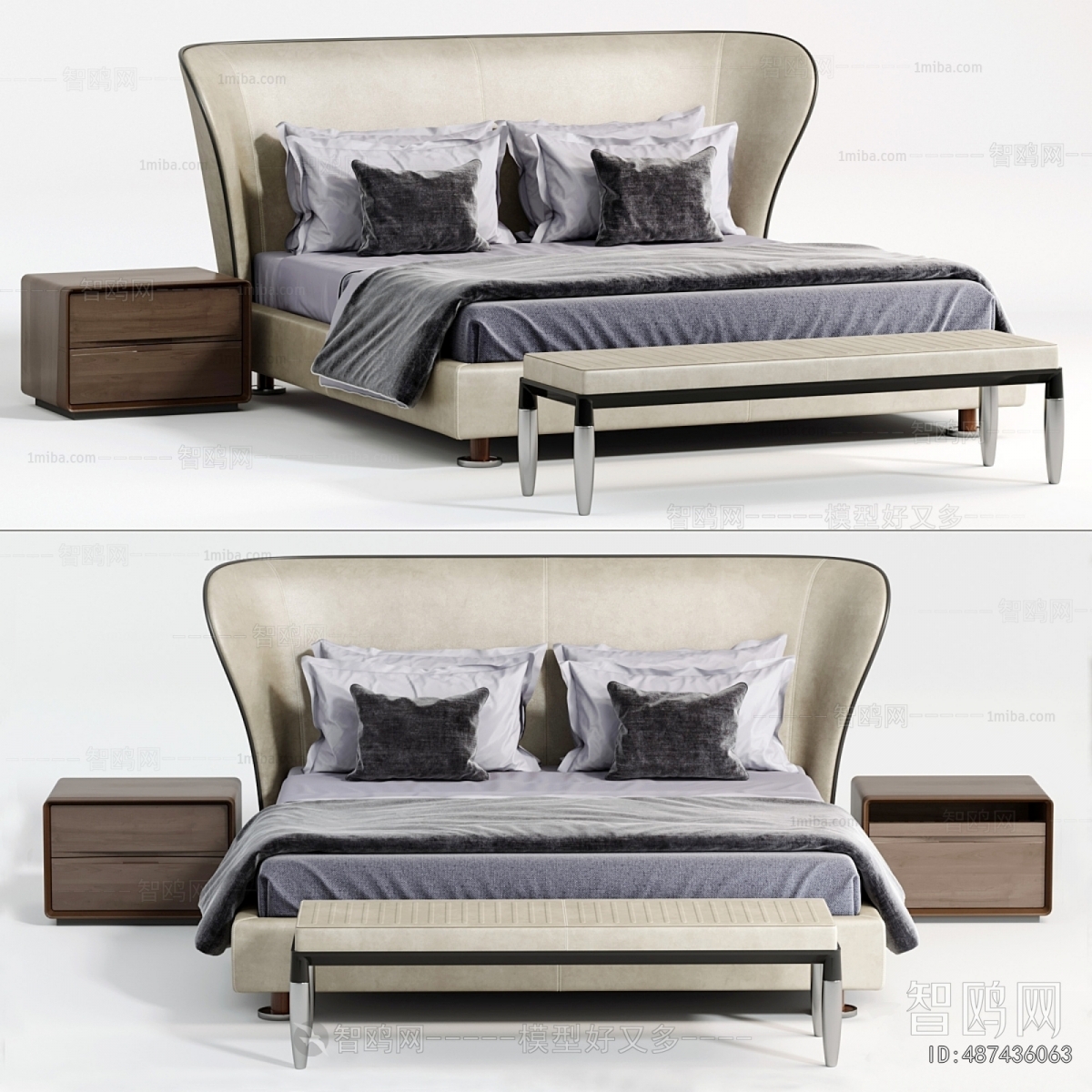 Modern Double Bed