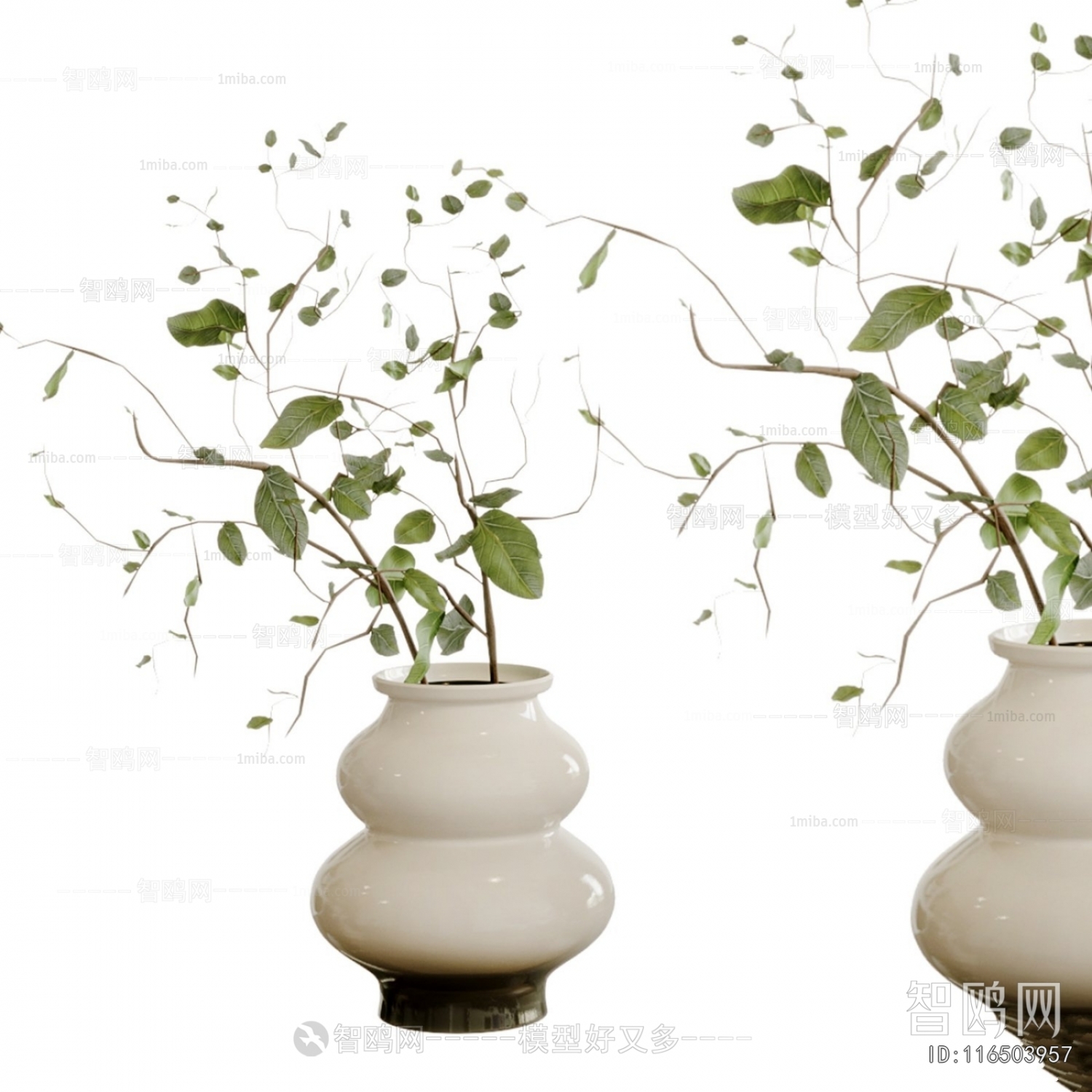 Modern Aquatic Green Plant